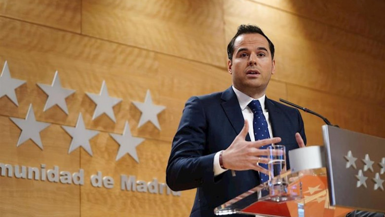 ep el vicepresidente regional ignacio aguado en rueda de prensa tras la reunion del consejo de