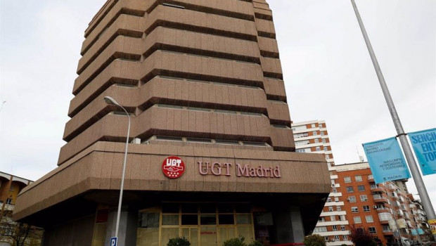 ep fachada de la sede de la union general de trabajadores el sindicato ugt en avenida de america 25