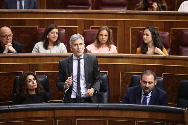 Fernando Grande-Marlaska en la sesión de control al Gobierno en el Congreso | EUROPA PRESS ep fernando grande-marlaskala sesioncontrolgobiernocongreso