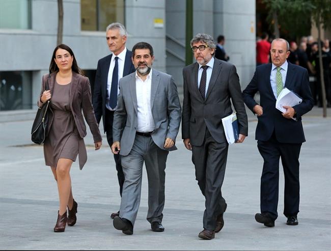 Jordi Sánchez llega a la Audiencia Nacional | EUROPA PRESS ep jordi sanchez llegala audiencia nacional