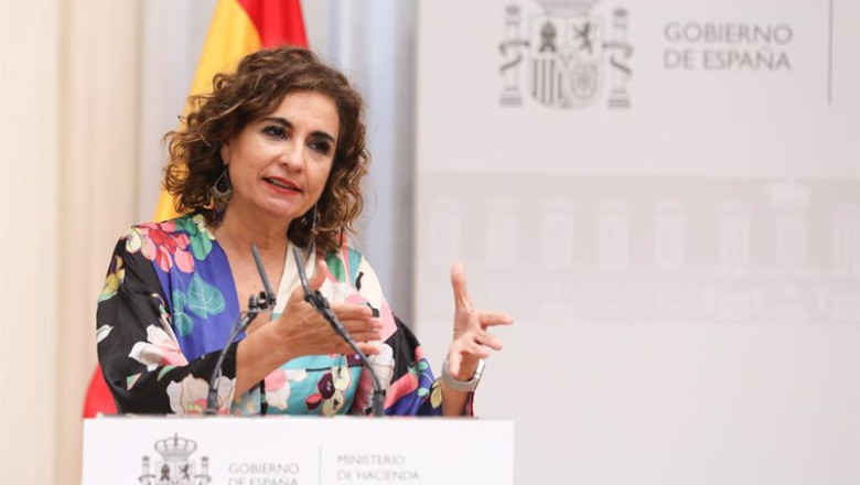 ep la ministra de hacienda y funcion publica maria jesus montero interviene en el acto de firma del ep la ministra de hacienda y funcion publica maria jesus montero interviene en el acto de firma del