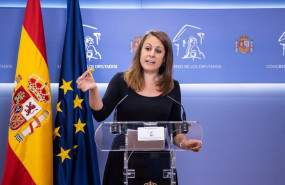 ep la portavoz de la cup en el congreso mireia vehi interviene en una rueda de prensa anterior a una