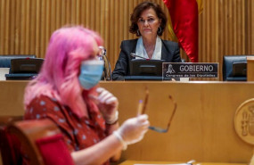 ep la vicepresidenta primera del gobierno carmen calvo ante la comision para la reconstruccion en el