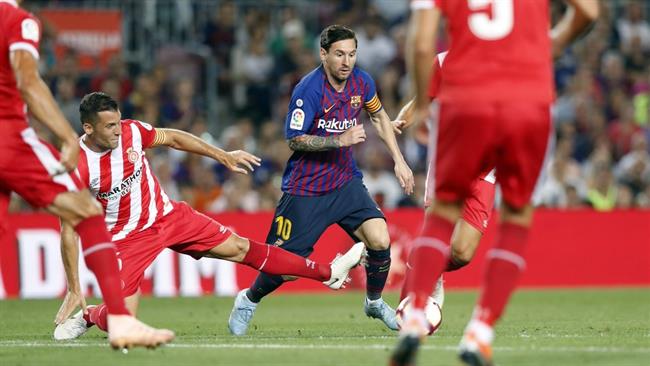 Leo Messi, en un partido del Barça | @FCBARCELONA_ES ep leo messi enpartidobara
