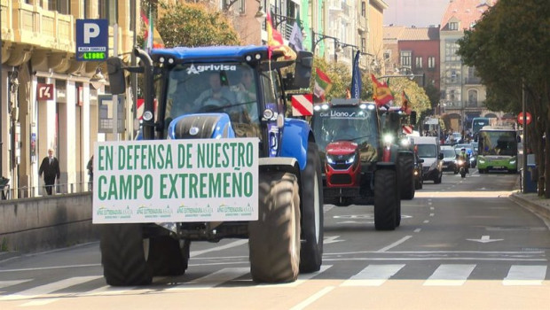 ep llegada de la caravana extremena a valladolid