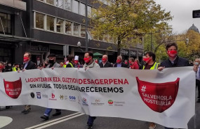 ep manifestacion de hosteleros en bilbao