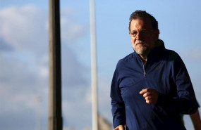 ep mariano rajoy hace ejercicio antes de participar en un mitin en santa cruz de tenerife en una