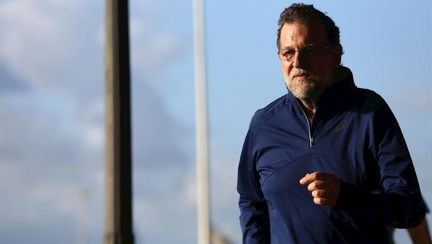 ep mariano rajoy hace ejercicio antes de participar en un mitin en santa cruz de tenerife en una