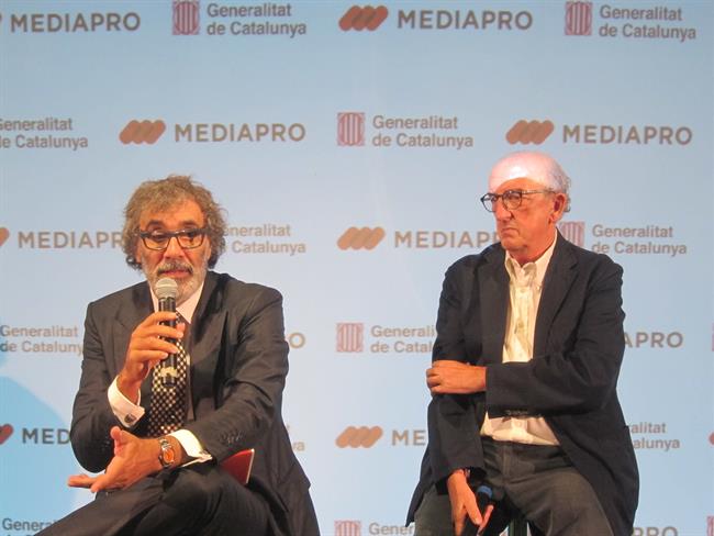 Tatxo Benet i Jaume Roures (Mediapro) (Arxiu) | Europa Press - Archivo ep tatxo benet i jaume roures mediapro arxiu