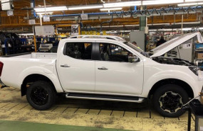 ep ultima unidad de la pick up navara producida en la planta de nissan en la zona franca de