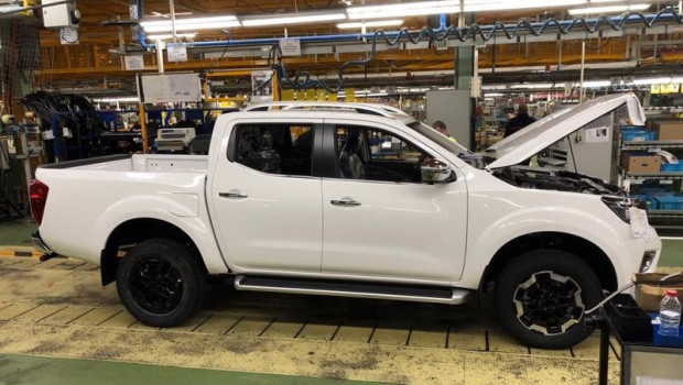 ep ultima unidad de la pick up navara producida en la planta de nissan en la zona franca de