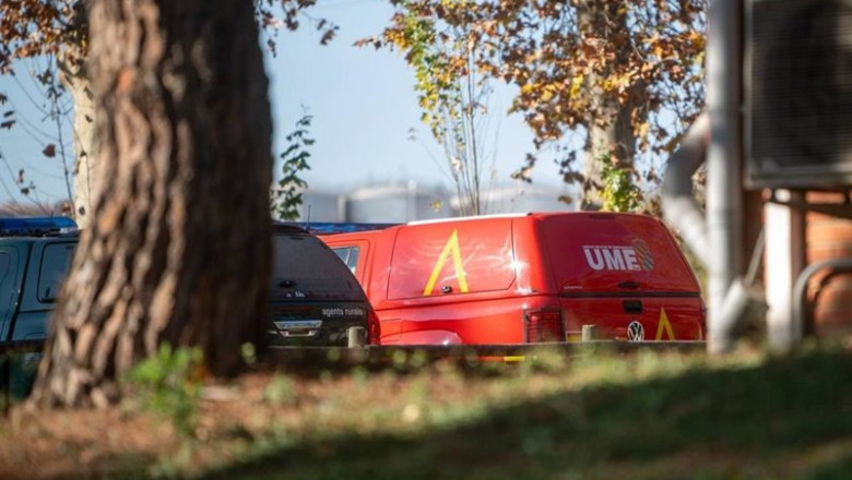 Un vehículo de la UME donde se han detectado focos de peste porcina en Barcelona | LORENA SOPENA-EUROPA PRESS ep un vehiculo de la ume donde se han detectado focos de peste porcina en barcelona