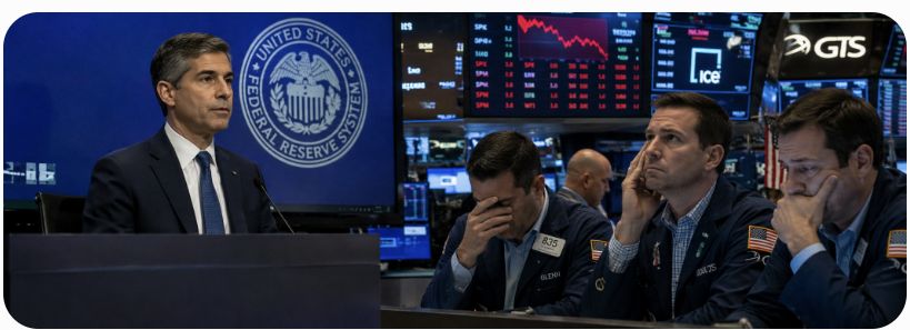 Comentario Apertura: La Fed de Warsh enfría a Wall Street y devuelve el miedo a nuevas subidas de tipos
