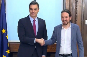 acuerdo gobierno portada coalicion psoe podemos p
