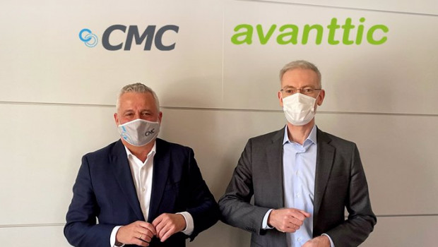 ep a la derecha jaime hortelano el presidente y consejero delegado del grupo cmc a la izquierda el