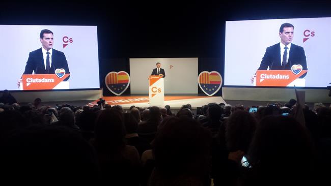 Albert Rivera en un acto en Girona | EUROPA PRESS ep albert riveraun actogirona