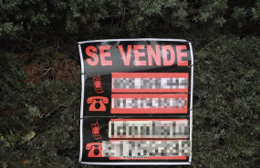 ep archivo   cartel de se vende en un inmueble
