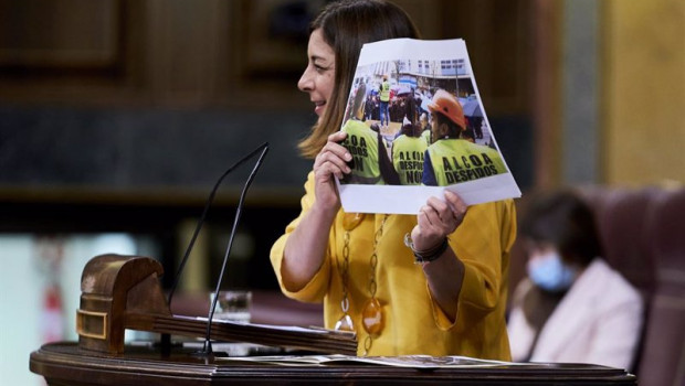 ep archivo   la portavoz de industria del pp tristana moraleja interviene en una sesion plenaria en