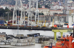 ep archivo   la zona del puerto de vigo en pontevedra galicia espana