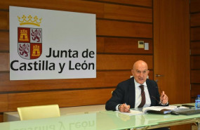 ep carnero en un momento de la intervencion en la sectorial de agricultura y ganaderia