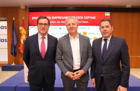 ep de izda a dcha el presidente de la ceoe antonio garamendi el ceo de cepsa maarten wetselaar y el