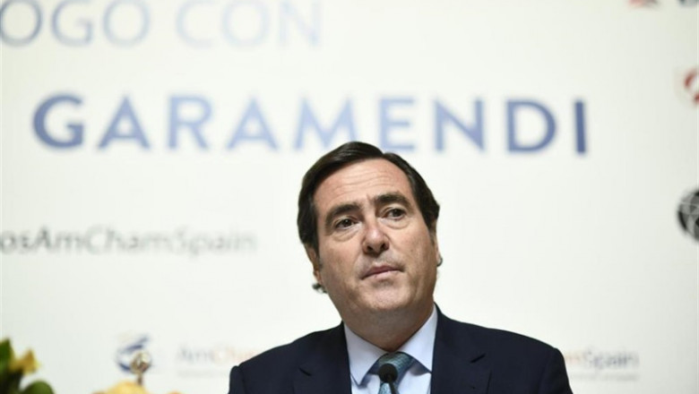 Antonio Garamendi, presidente de la CEOE | Oscar Cañas - Europa Press ep dilegpresidentla ceoe antonio garamendi idecambracomer deuaespanya amchamspain jaime malet