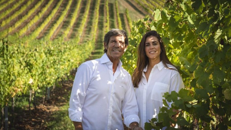 ep el presidente de las bodegas javier moro y la directora general patricia sanchez moro en uno de ep el presidente de las bodegas javier moro y la directora general patricia sanchez moro en uno de