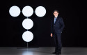 ep el presidente de telefonica jose maria alvarez pallete posa junto al nuevo logo