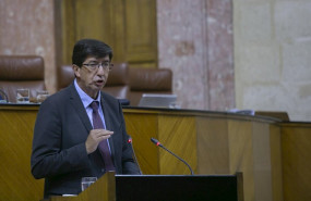 ep el vicepresidente de la junta de andalucia juan marin en sesion plenaria durante su comparecencia