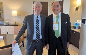 ep ignacio galan presidente de iberdrola con el secretario de energia de estado unidos chris wright