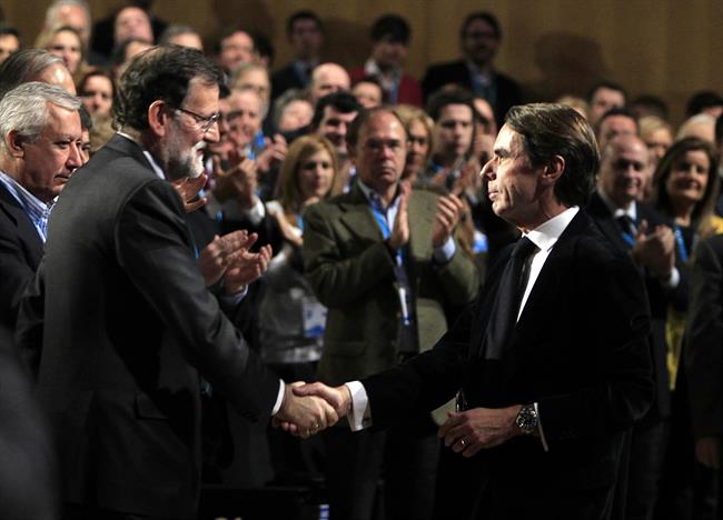 José María Aznar y Mariano Rajoy | EUROPA PRESS ep jose maria aznarmariano rajoy