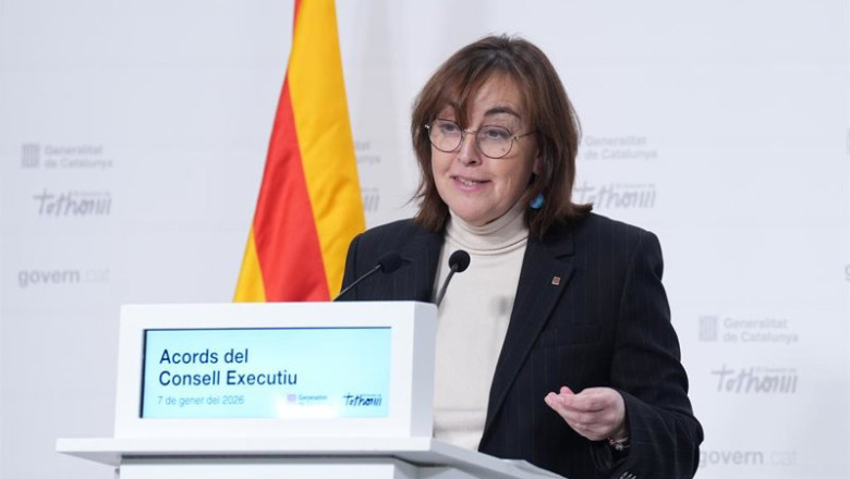 La consellera de Territorio, Vivienda y Transición Ecológica y portavoz de la Generalitat, Sílvia Paneque, en una rueda de prensa posterior al Consell Executiu de este miércoles | DAVID ZORRAKINO - EUROPA PRESS ep la consellera de territorio vivienda y transicion ecologica y portavoz de la generalitat silvia 20260107134505