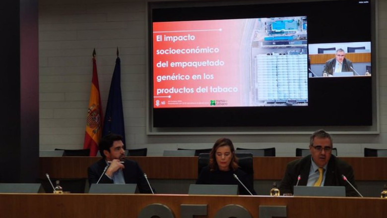ep la directora general de la mesa del tabaco agueda garcia agullo durante la presentacion del ep la directora general de la mesa del tabaco agueda garcia agullo durante la presentacion del