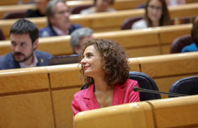ep la ministra de hacienda maria jesus montero durante la primera sesion de control al gobierno en ep la ministra de hacienda maria jesus montero durante la primera sesion de control al gobierno en