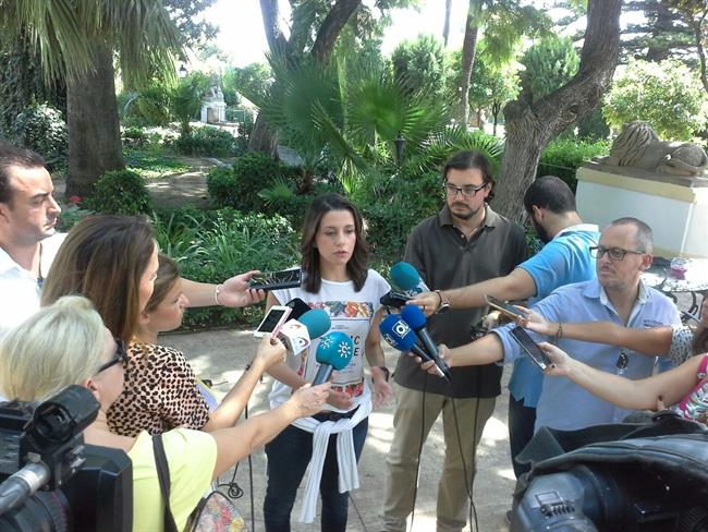 La portavoz de Cs, Inés Arrimadas, en El Puerto de Santa María (Cádiz) | EUROPA PRESS/CS ep la portavozcs ines arrimadas enpuertosanta maria cadiz