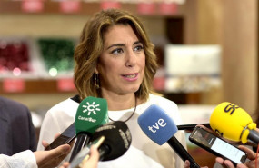 ep la secretaria general del psoe-a susana diaz atiende a los medios de comunicacion en antequera