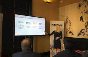 ep la vicepresidenta mundial de virtual sales de netapp lori harmon en rueda de prensa este