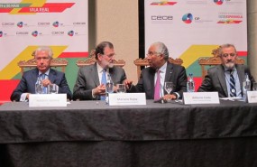 ep mariano rajoy intervieneun seminario empresarial luso-espanolvila real