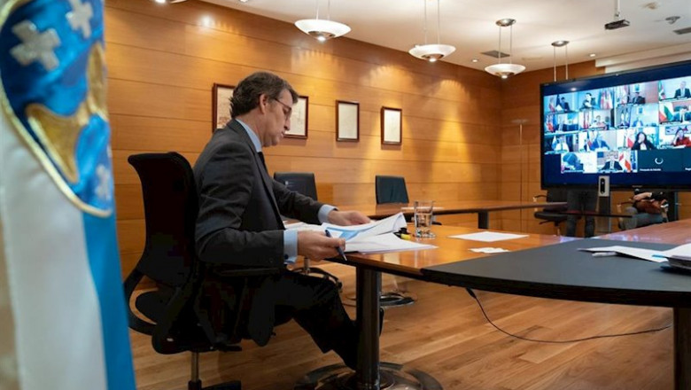 ep o titular do goberno galego na videoconferencia co presidente do goberno central e os presidentes ep o titular do goberno galego na videoconferencia co presidente do goberno central e os presidentes