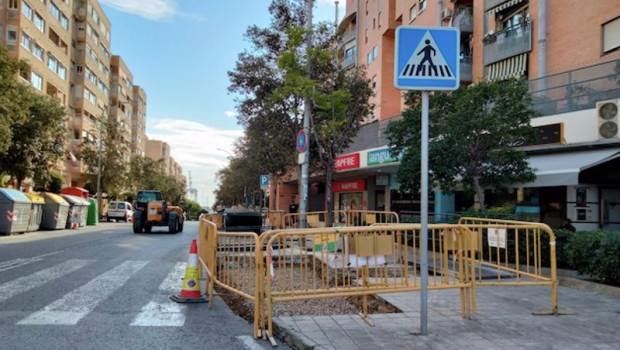 ep obras en una calle de alicante