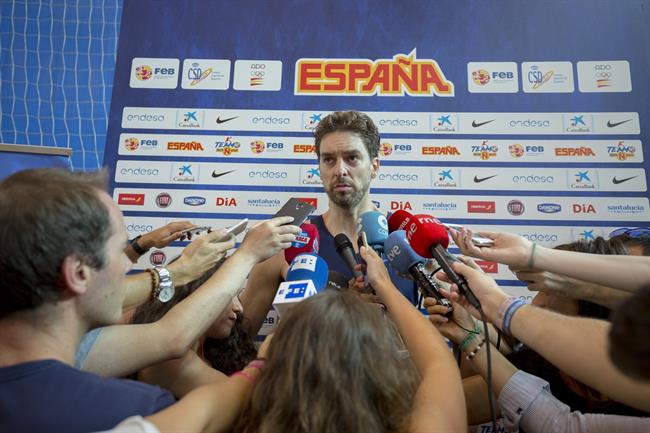 Pau Gasol atiende a los medios | AGENCIA LOF/FEB ep pau gasol atiendelos medios