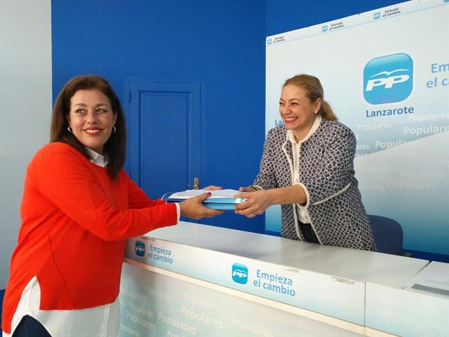 Presidenta del PP de Lanzarote, Astrid Pérez | CEDIDA POR EL PP DE LANZAROTE ep presidentapplanzarote astrid perez