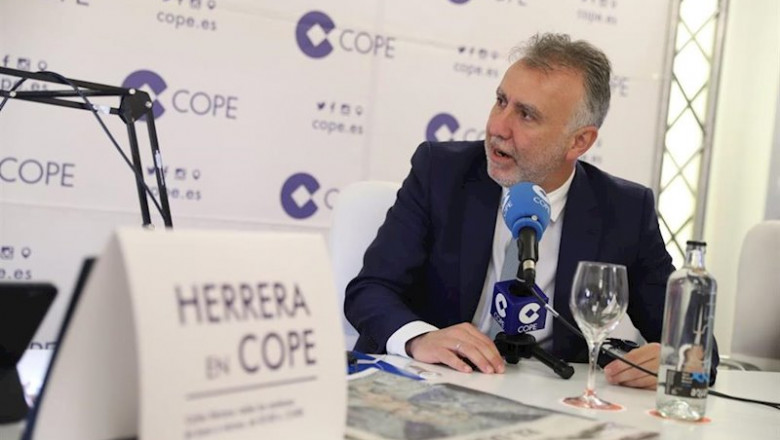 Presidente de Canarias, Ángel Víctor Torres, entrevistado en Cope | GOBIERNO DE CANARIAS ep presidente de canarias angel victor torres entrevistado en cope