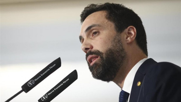 ep presidenteparlamentocataluna roger torrent intervieneun desayuno informativoforum europahotel westin palacemadrid