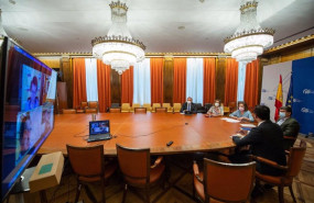 ep reunion telematica de la portavoz del pp cuca gamarra con representantes de las organizaciones