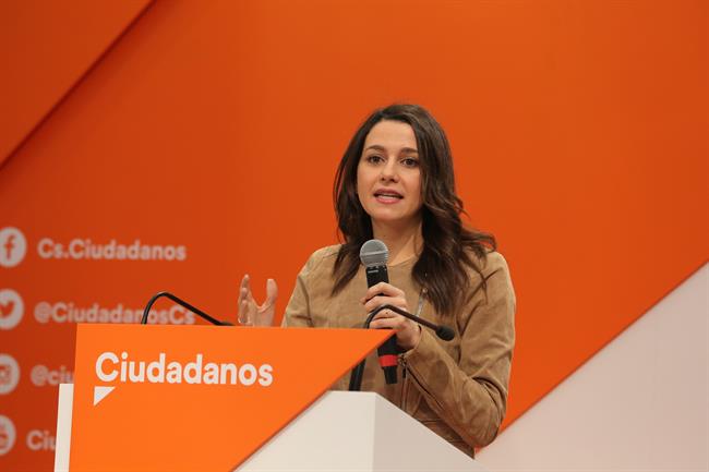 Rueda de prensa de Inés Arrimadas, portavoz nacional de Ciudadanos | EUROPA PRESS ep ruedaprensaines arrimadas portavoz nacionalciudadanos