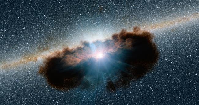 Active Galactic Nuclei (AGN) Showing Dust/Gas Torus | NASA/JPL-CALTECH ep active galactic nuclei agn showing dustgas torus