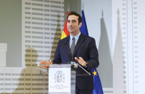 ep archivo   el nuevo ministro de economia comercio y empresa carlos cuerpo interviene durante el