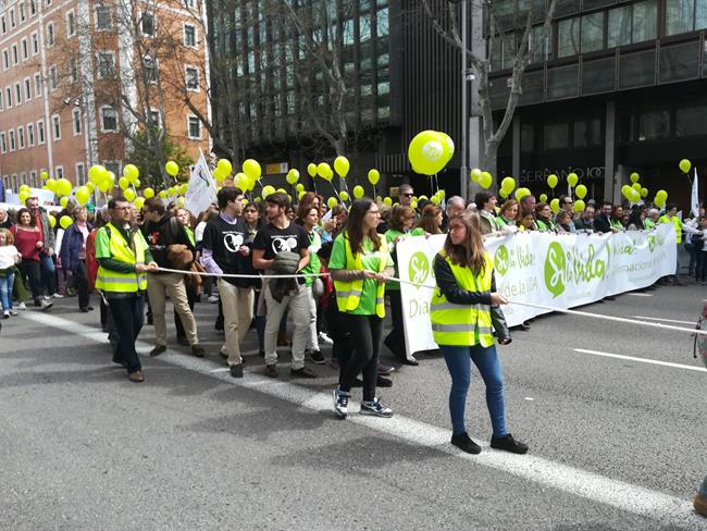 Asociaciones 'provida' en la manifestación del 15 de abril de 2018 en Madrid | EUROPA PRESS ep asociaciones provida enmanifestacion15abril2018madrid