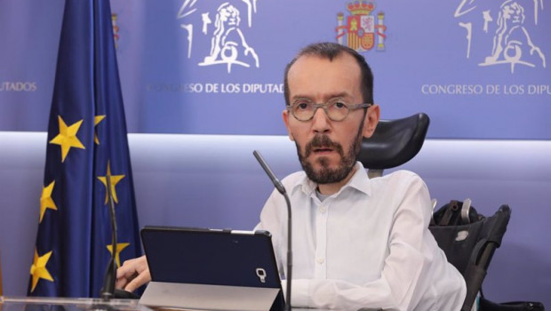 ep el portavoz de unidas podemos up en el congreso de los diputados pablo echenique interviene en